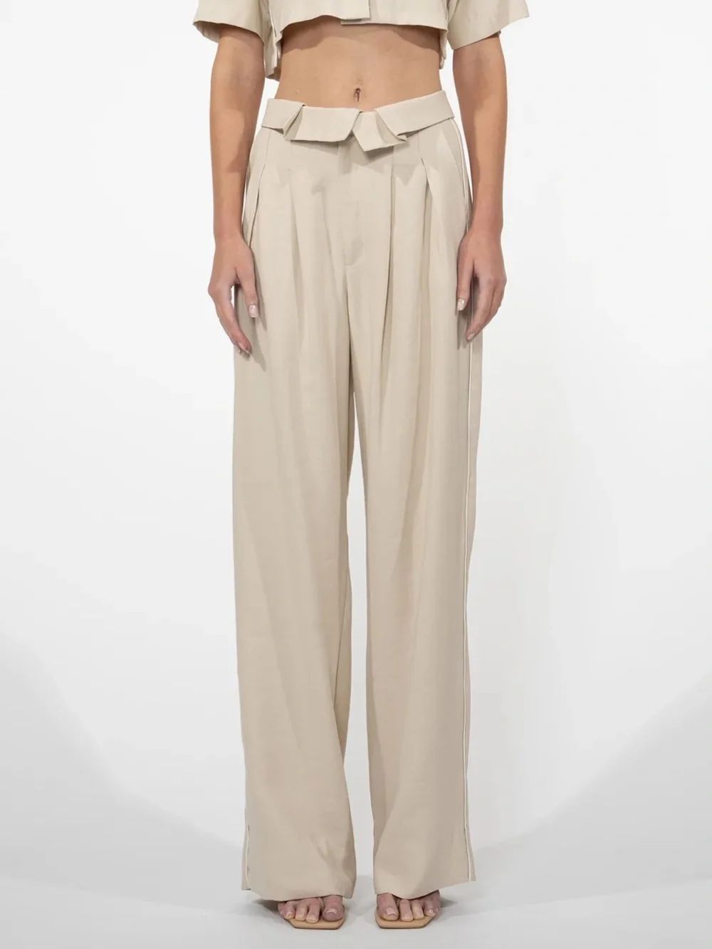 NONCHALANT RADFORD PANT in OAT XS